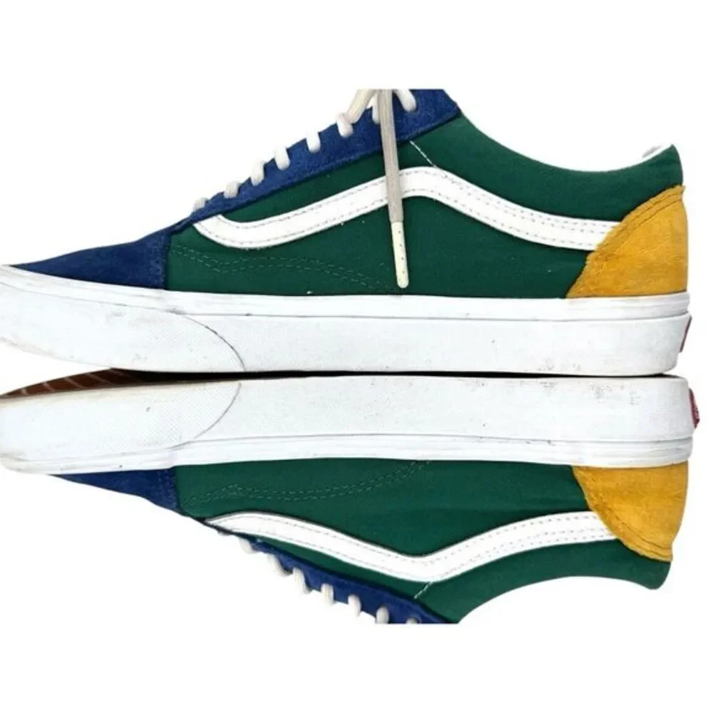 Vans Old Skool Yacht Club Skate Suede‎ Shoe UNISEX Color Block Men 8.5 Women 10